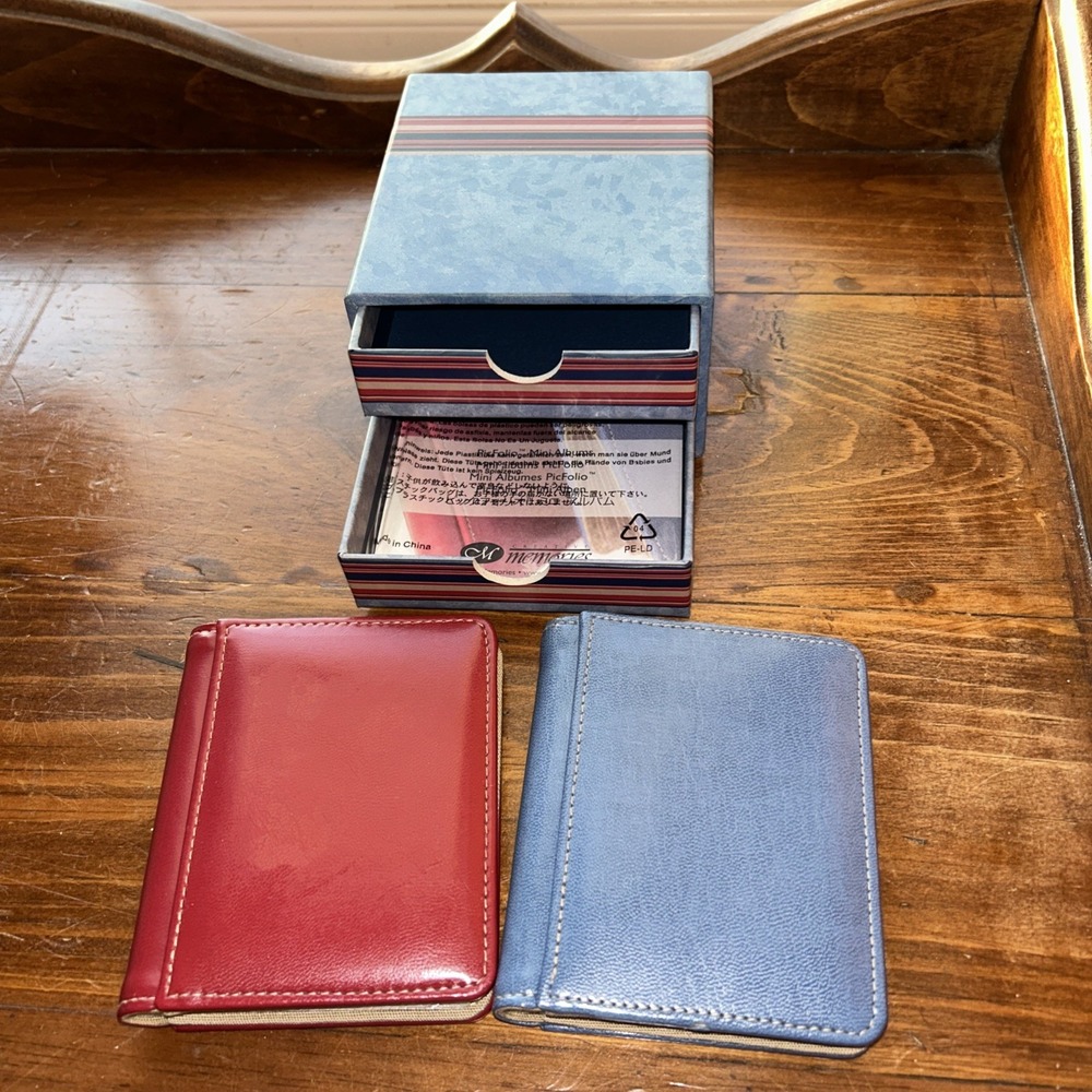 Creative Memories PicFolio Mini Albums 2"x3" w/Pages‎ & Keepsake Case New